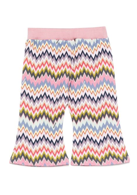 Pantaloni con motivo a zigzag MISSONI KIDS | MX6010 Z3292528MC